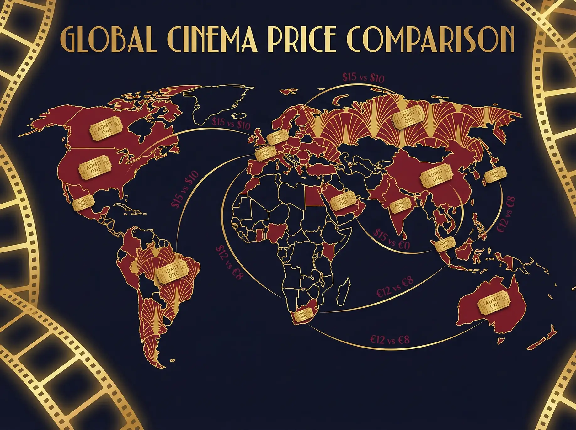 伦理片 全球电影票价比较地图